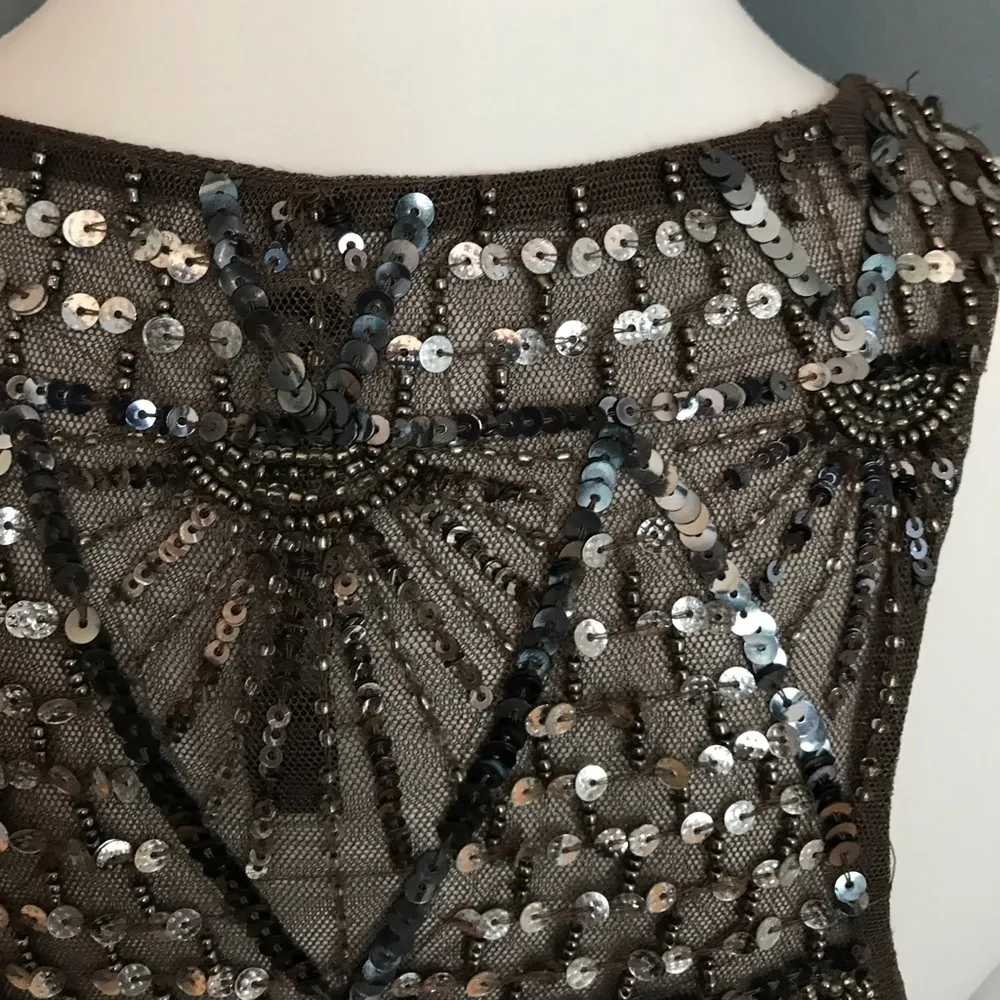 W118 by Walter Baker sequins headed racerback tank - Image 6