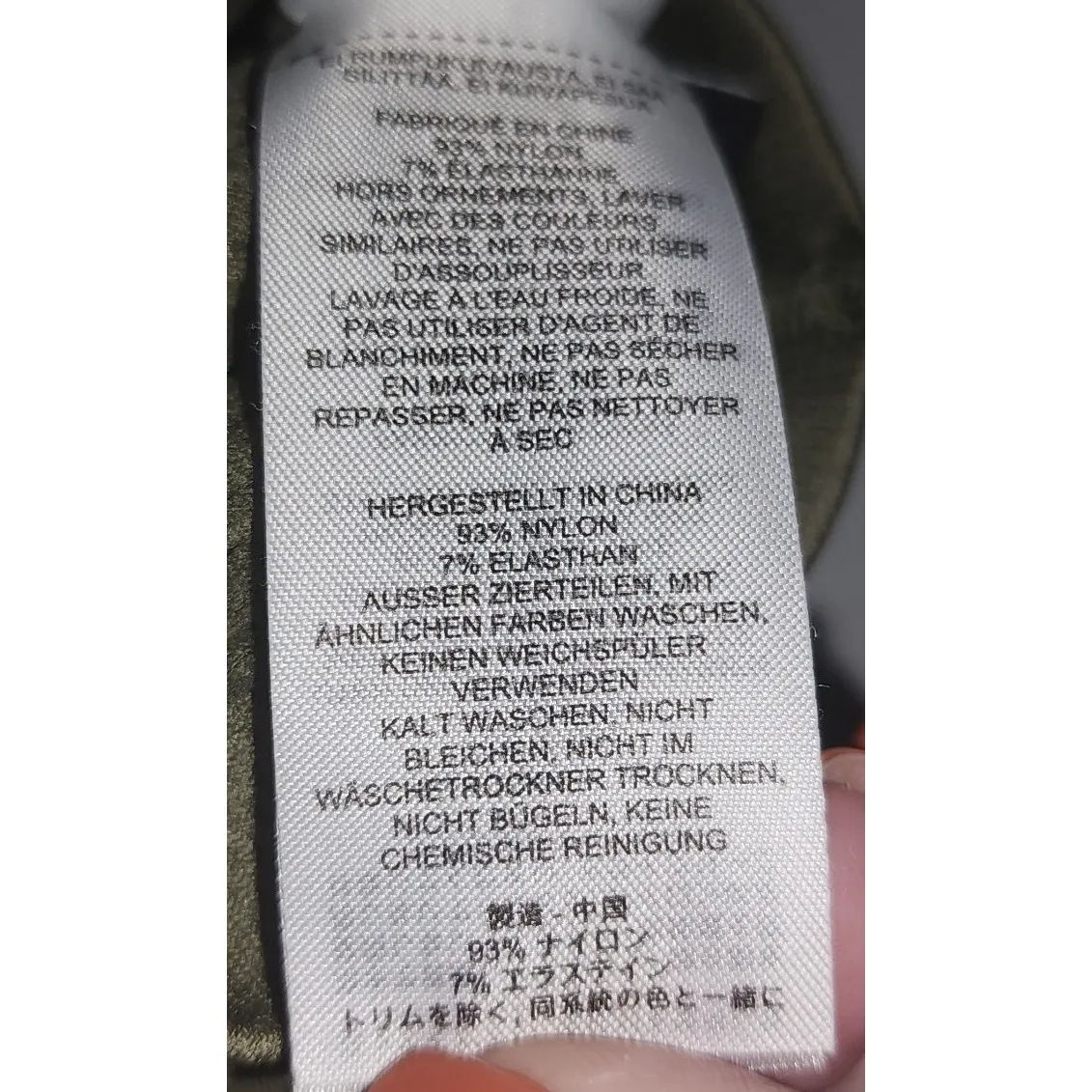 Gymshark Olive Green Cropped Seamless Leggings High‎ Waist Athletic Gym - Image 8