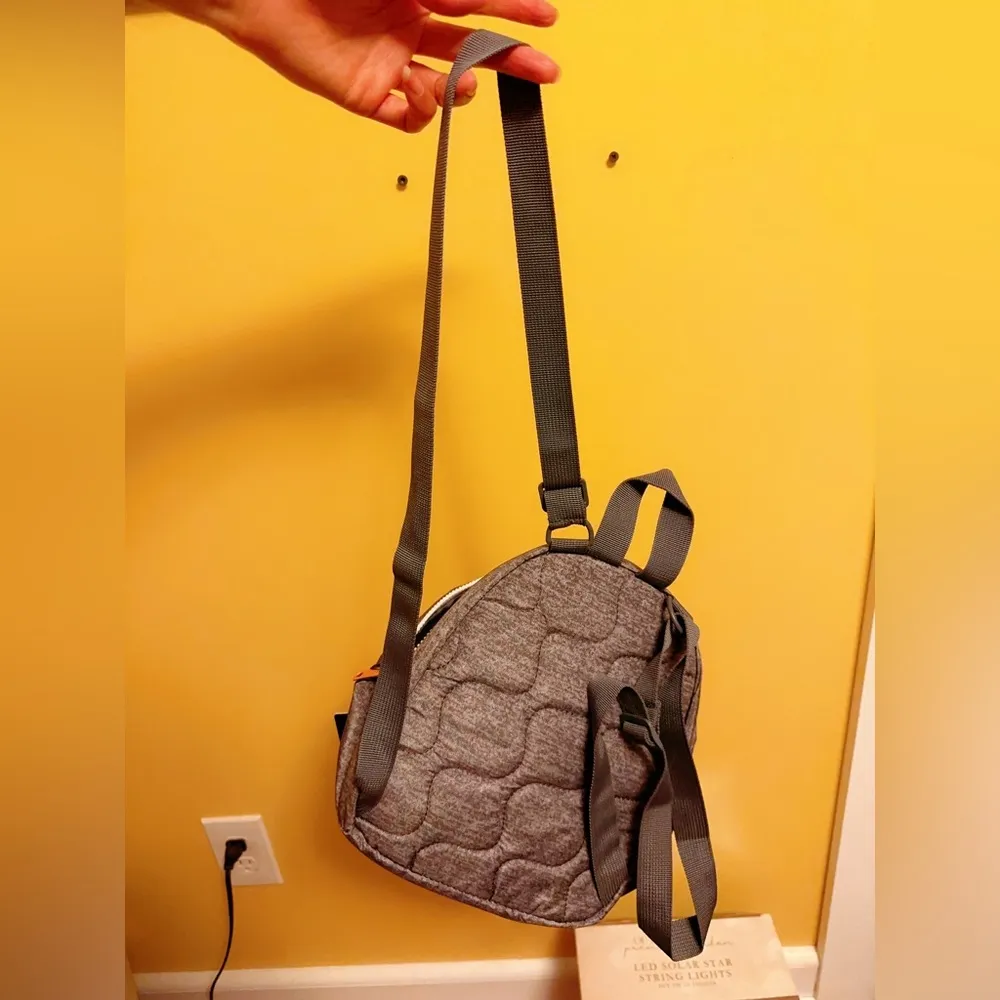 ADIDAS LINEAR MINI BACKPACK JERSEY WOMEN'S ADJUSTABLE STRAP OS ONIX/WHITE/ROSE G - Image 5