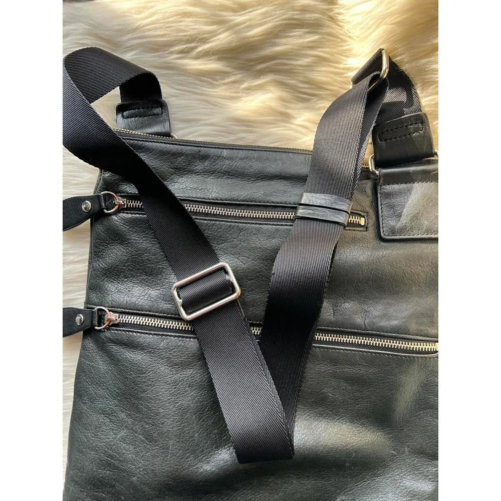 Margot Stylish Black Genuine Leather Crossbody Bag by Margot - Image 7