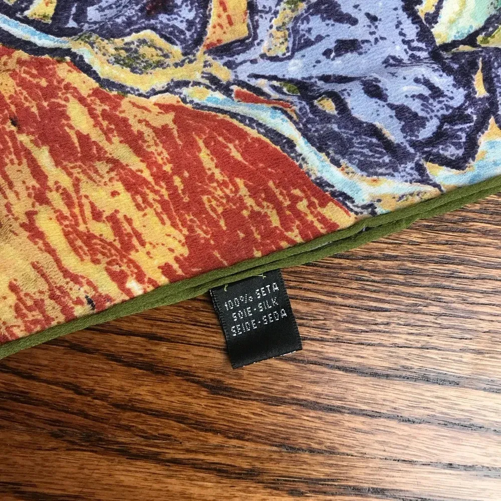 Silk scarf van gogh GUC - Image 5