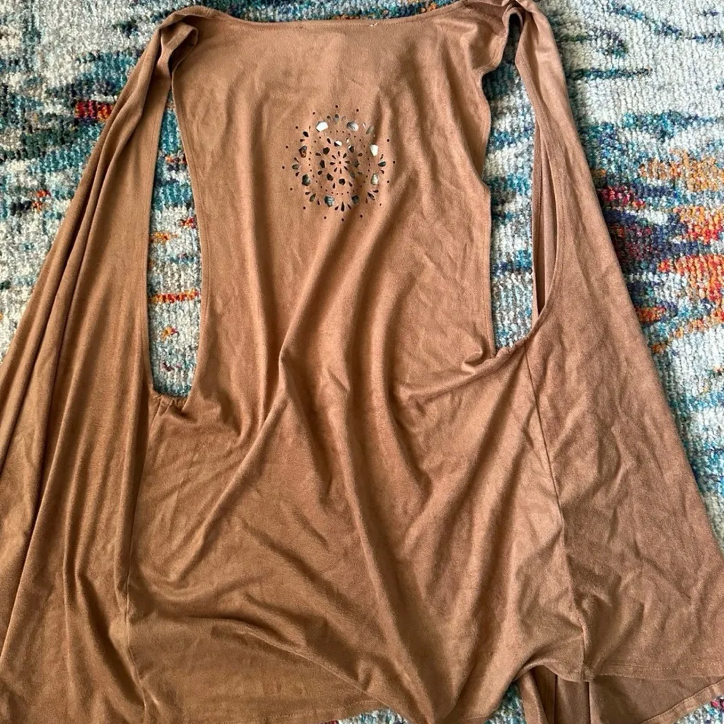 Brown Sleeveless vest - Image 5