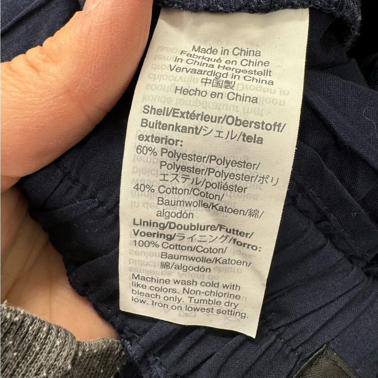 J Crew Blue Eyelet Wide Leg Trouser Dress Pants Womens 4 Tie Waist Cropped Boho - Image 7