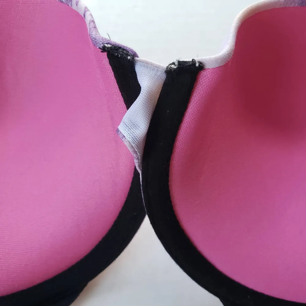 Victoria's Secret PINK Womens Bra Size 32D Wear Everywhere Pushup marble - Image 6