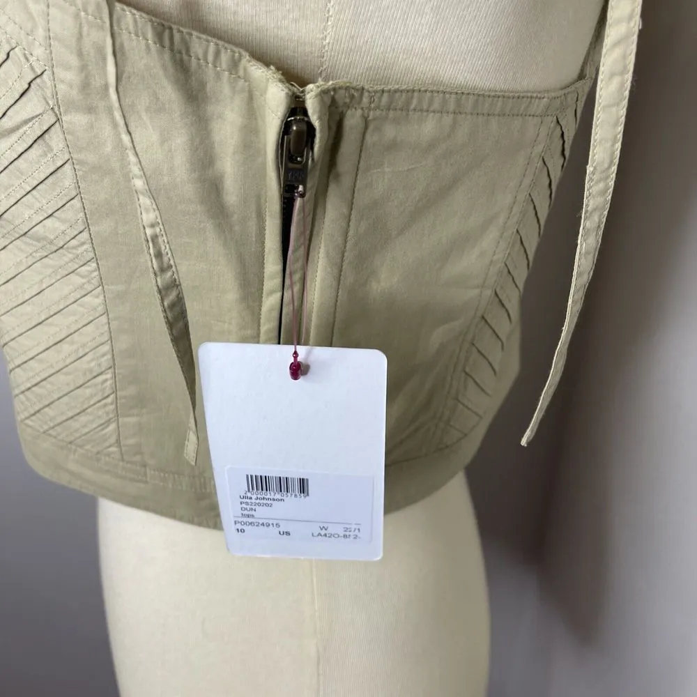 NWT Ulla Johnson‎ Quinn Top in Dune sz 10 - Image 8
