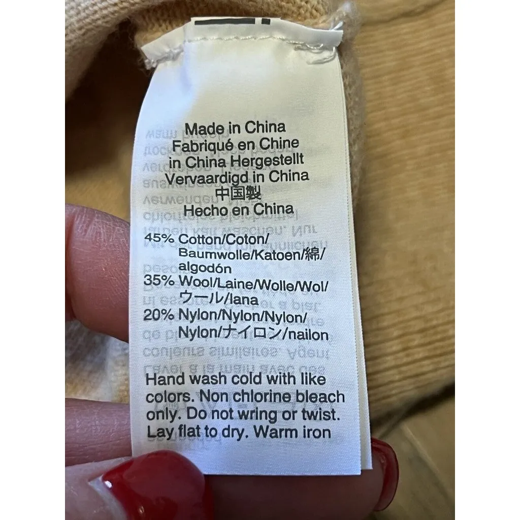 J.Crew Mercantile Womens XS ~ Knit Wool Blend Crew Neck Sweater‎ casual party - Image 8