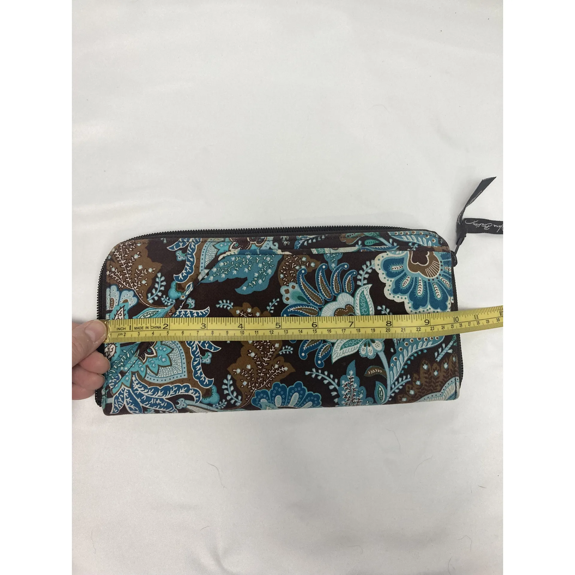 Vera Bradley Family Travel Wallet in Java Blue, Retired‎ Pattern - Image 8