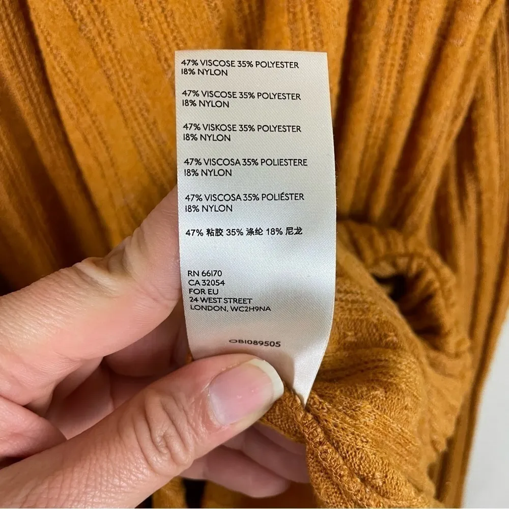 Anthropologie Maeve Rafela Hacci Surplice Long Sleeve Boho-Western Blouse Size S - Image 8