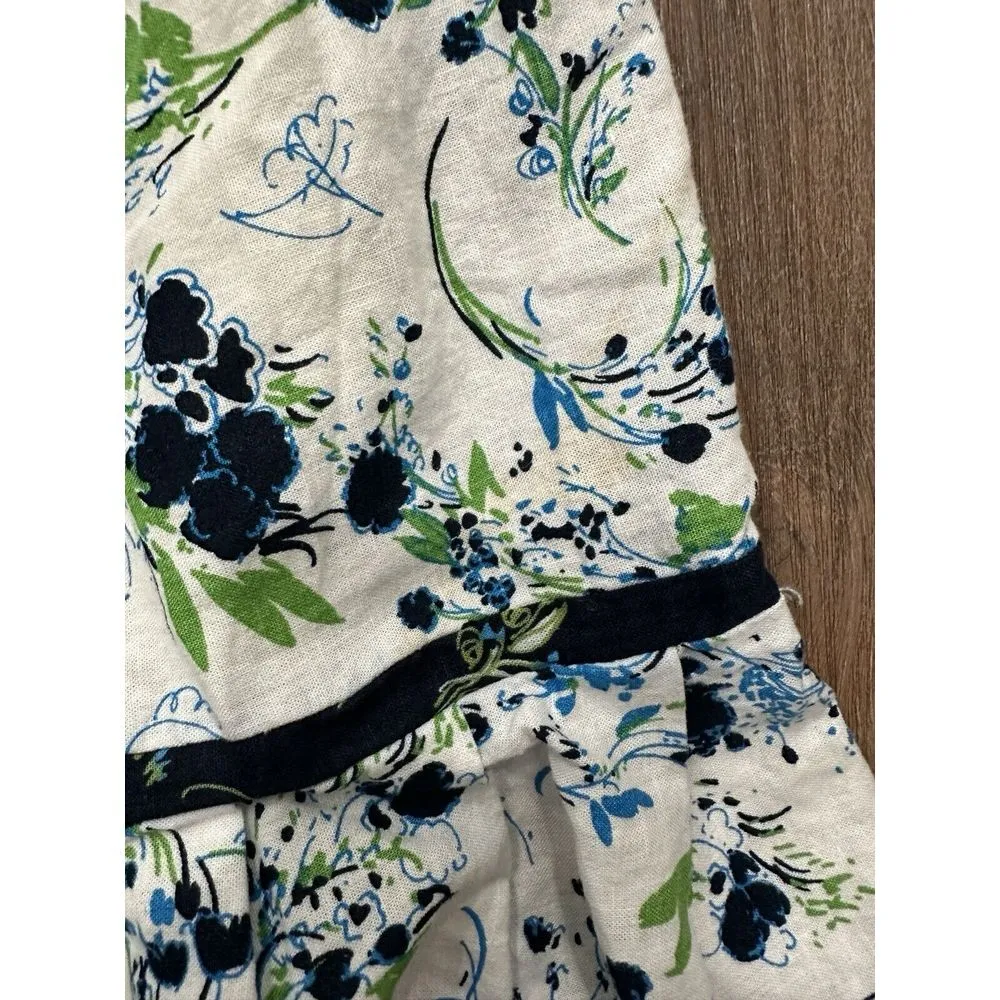 Free People‎ Mini Dress Women Size Large White Blue All Mine One Shoulder Party - Image 4