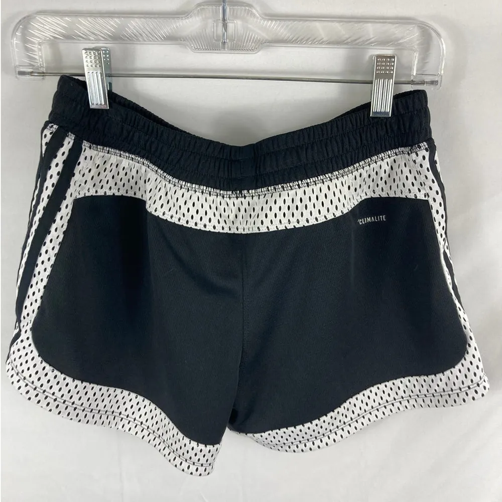 Adidas Climalite Mesh Detail Athletic Shorts Size Small - Image 6
