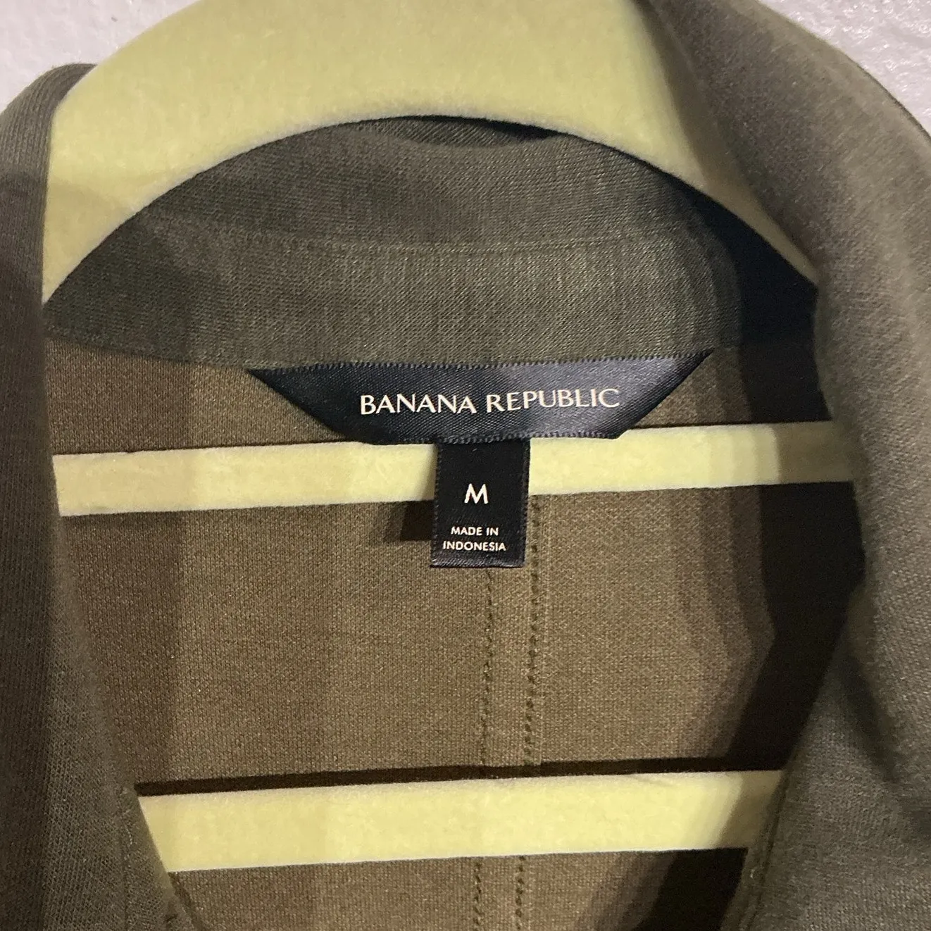 Banana Republic Camo Green Alegre Polo Midi Dress Sz M - Image 4