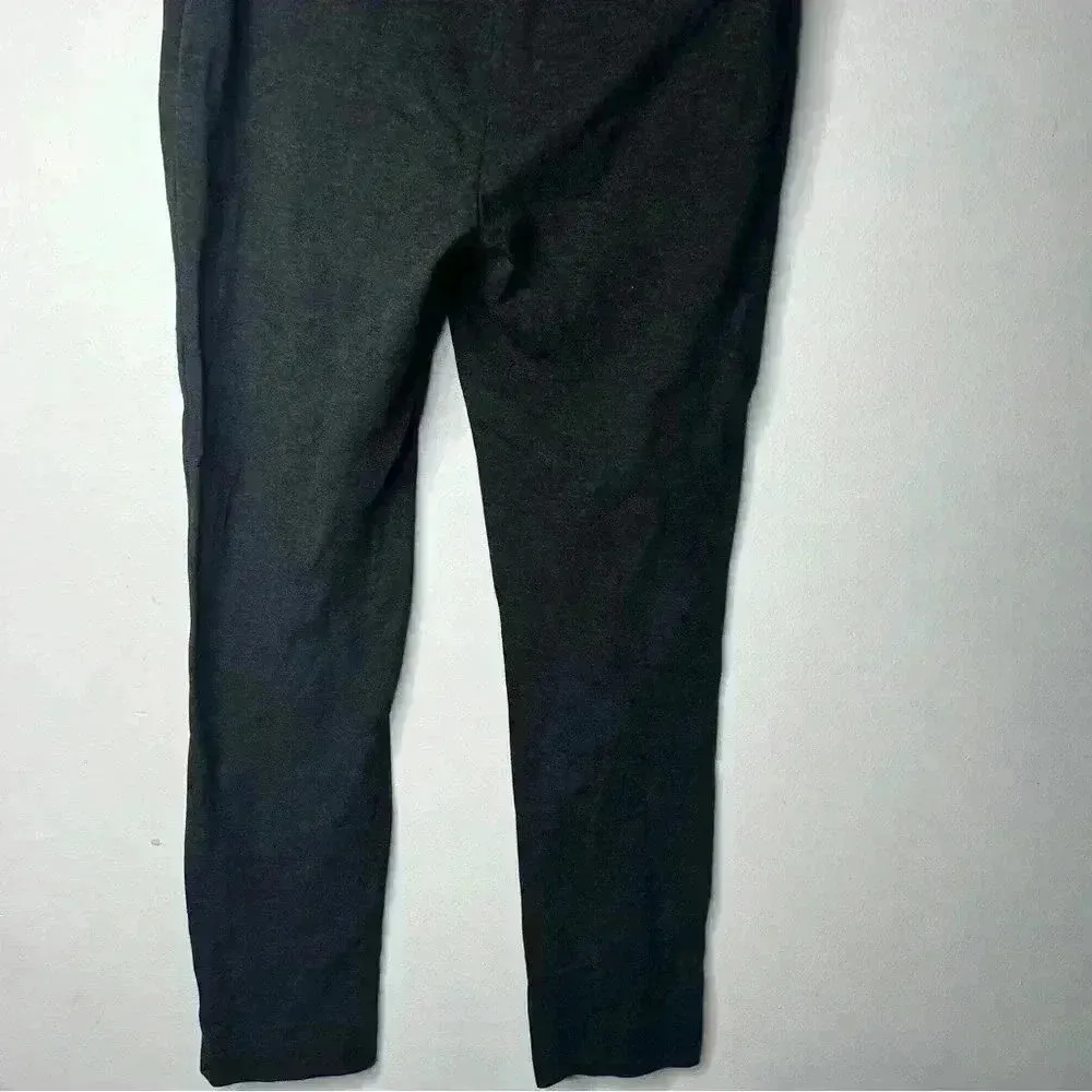 Everlane Knit Side Zip Legging Pants Charcoal Gray Stretch - Image 6
