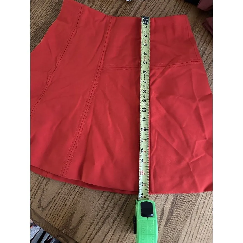 New Ann Taylor Loft Burnt A Line Mini Skirt Sz 0 Office Feminine Preppy - Image 8