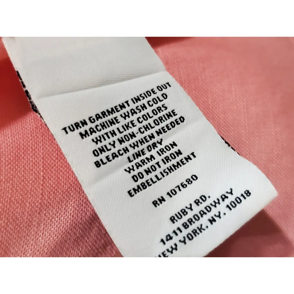 Ruby Rd. Women Pink Lace Floral Linen Long Sleeve Casual Full Zip Jacket Size 12 - Image 13