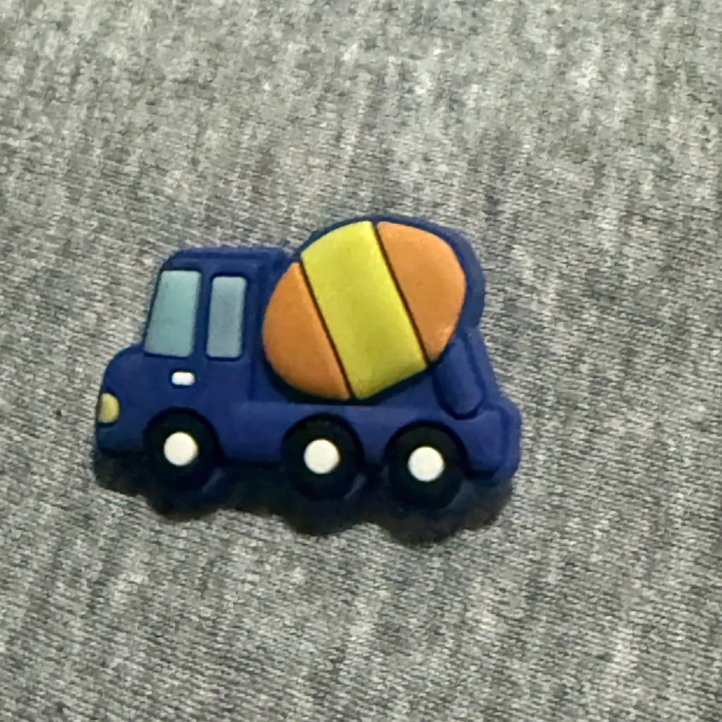 Jibbitz Cemet Truck Shoe Charm - Image 3