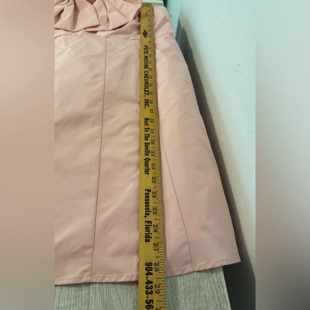 ELOQUII x kate spade Bow Detail Flare Mini Dress Pink Party Wedding NWT Size 16 - Image 5