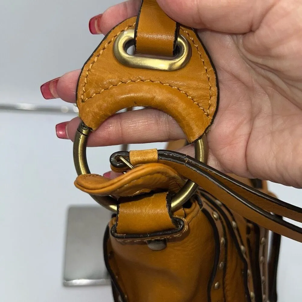 OrYany Cowhide Leather Crossbody Bag Brown - Image 4