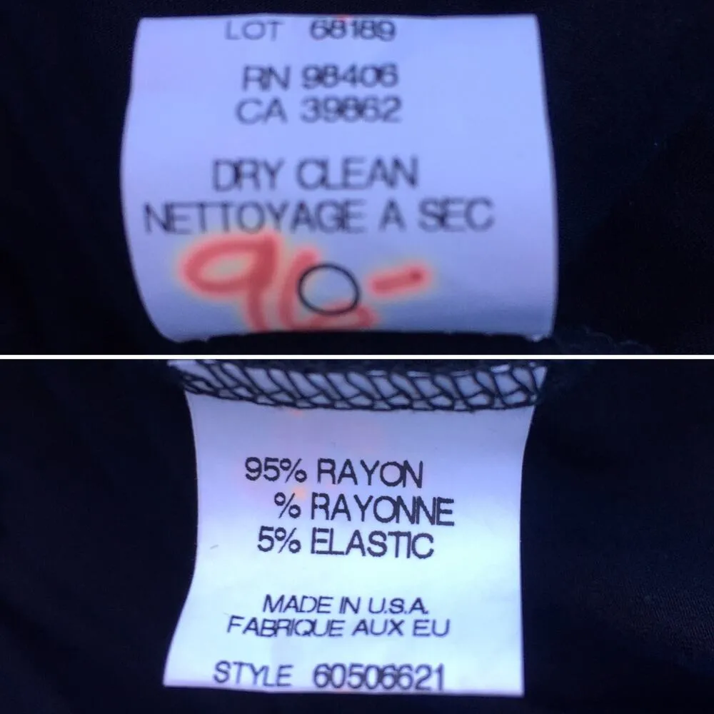 Theory Black V-Neck Jersey Knit Lorynne Dress S - Image 6