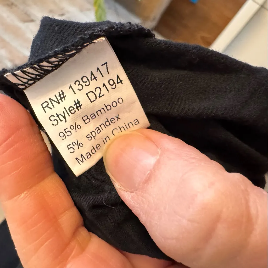 Piko 1988 Classic Black Long Sleeve Top Size M - Image 4