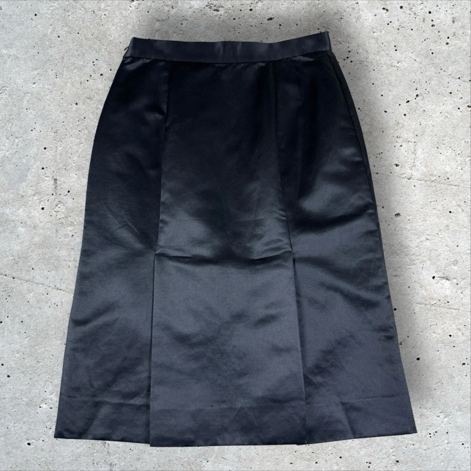 Kate Spade‎ Black Satin Pencil Skirt Spring Island NWT Sz 8 $275 - Image 3