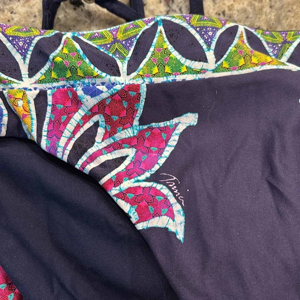 Trina Turk Navy and Multicolor Bikini - Image 15