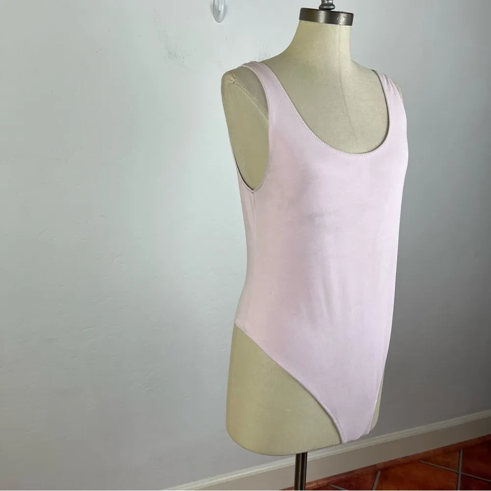 Aritzia Wilfred Free Leila Bodysuit in Pink - Image 3