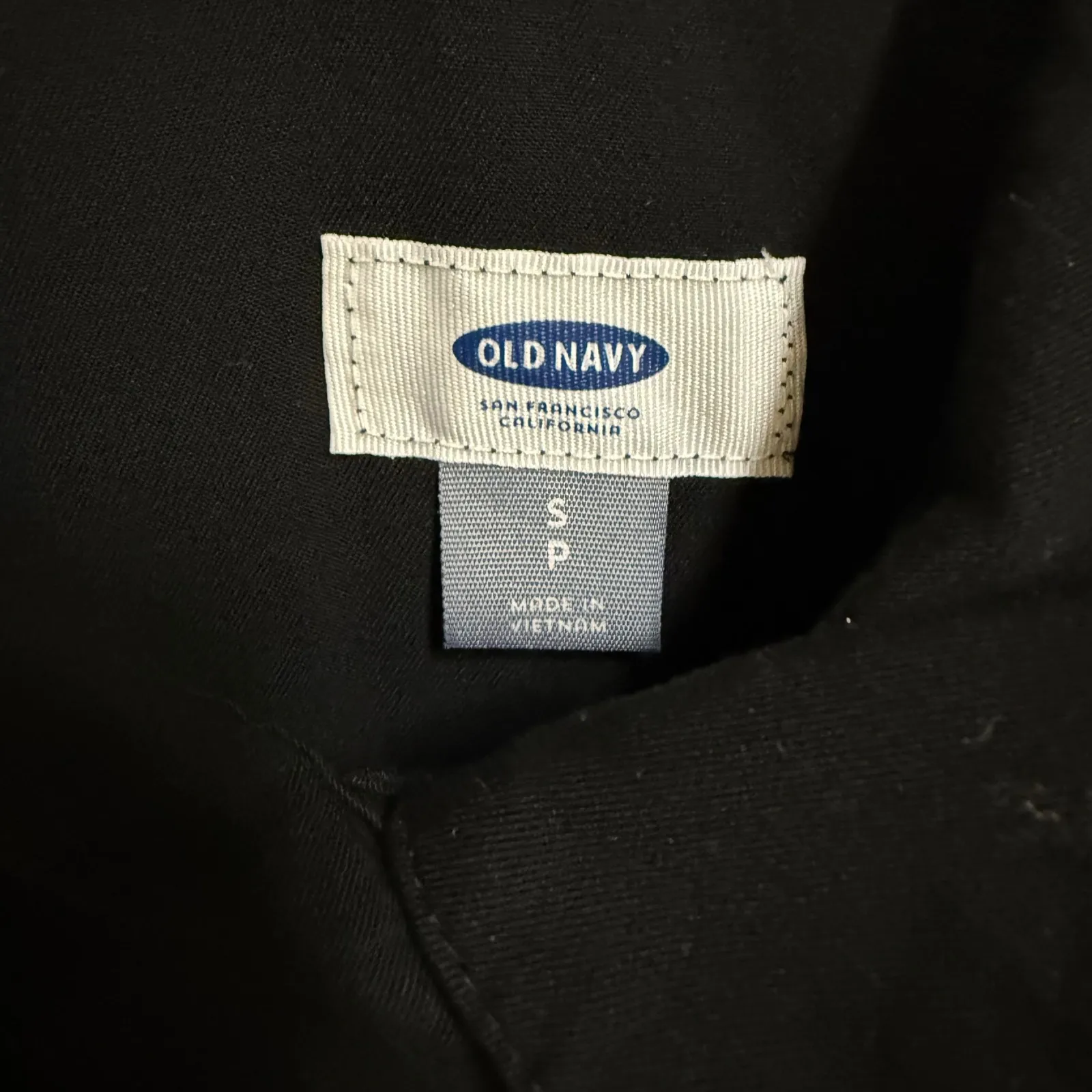 Old Navy Black Long Sleeve Button Down Shirtdress Size S Rayon Women's - Image 4