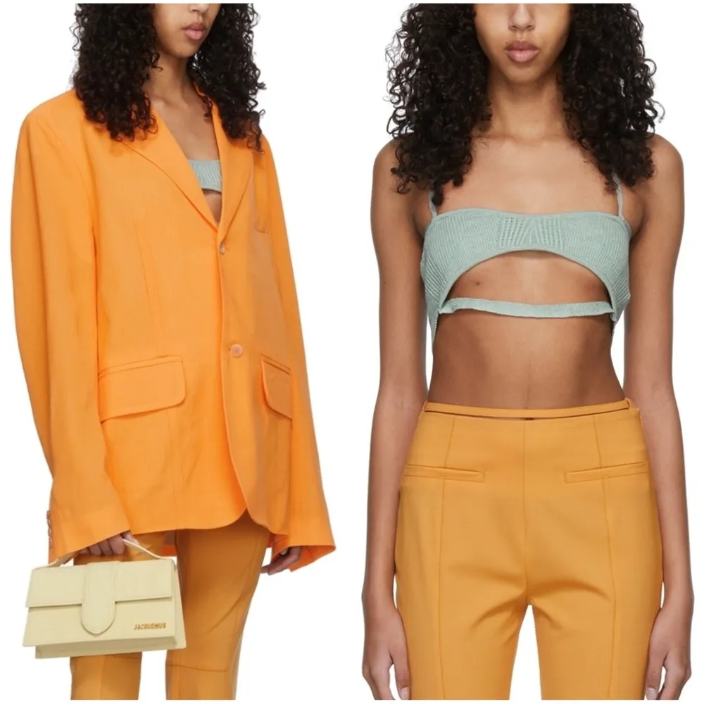 Jacquemus "le bandeau" Beijo Blue Bralette Size S - Image 5