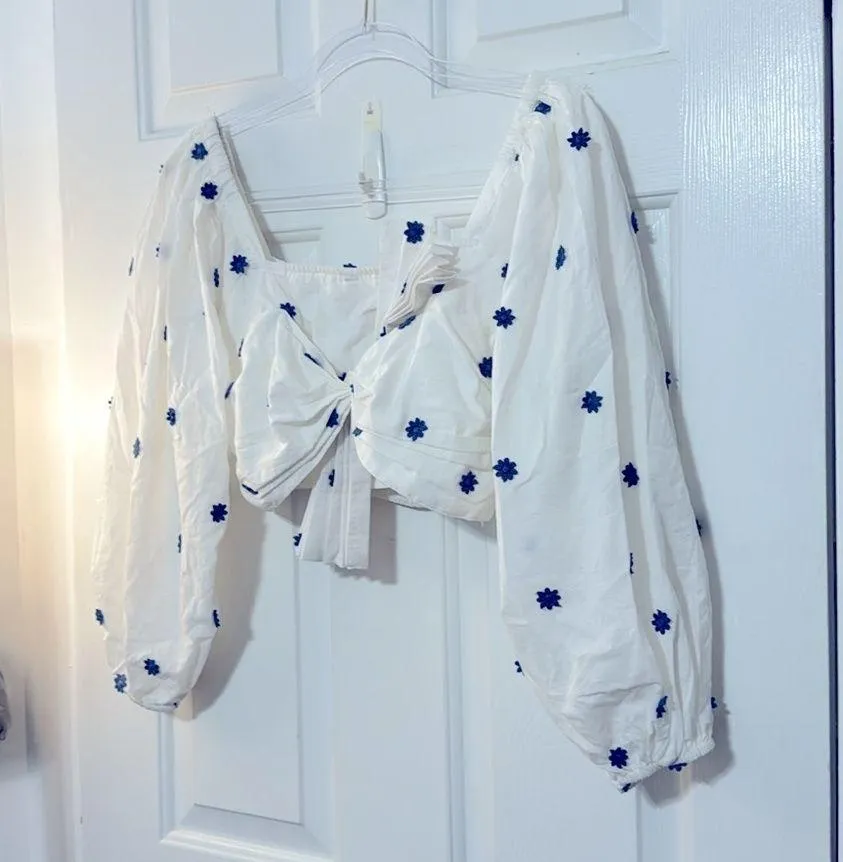 FARM RIO FLOWERS CROP TOP - Image 10