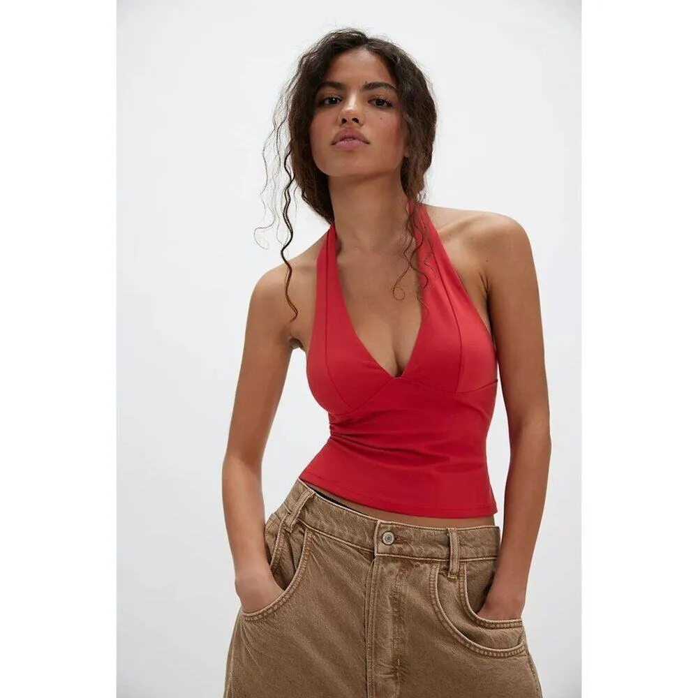 NWT Free People‎ Intimately Still Here Halter Cami Top XS - Image 4