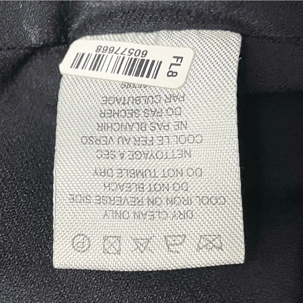 Ronny Kobo Lauryn Floral Print Draped Ruched Mini Skirt Size Small Black Pink - Image 14