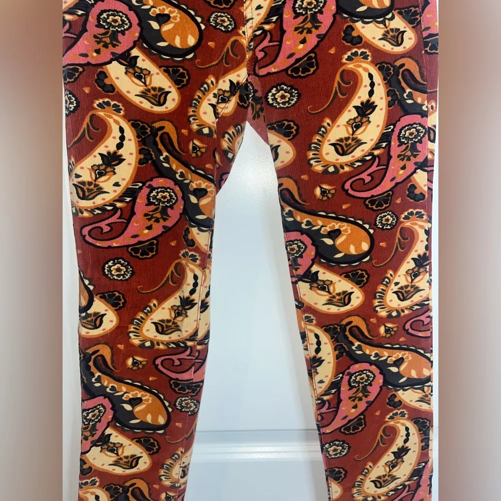 Anthropologie Pilcro and the Letterpress Corduroy Groovy Paisley Cotton Jeans 26 - Image 7