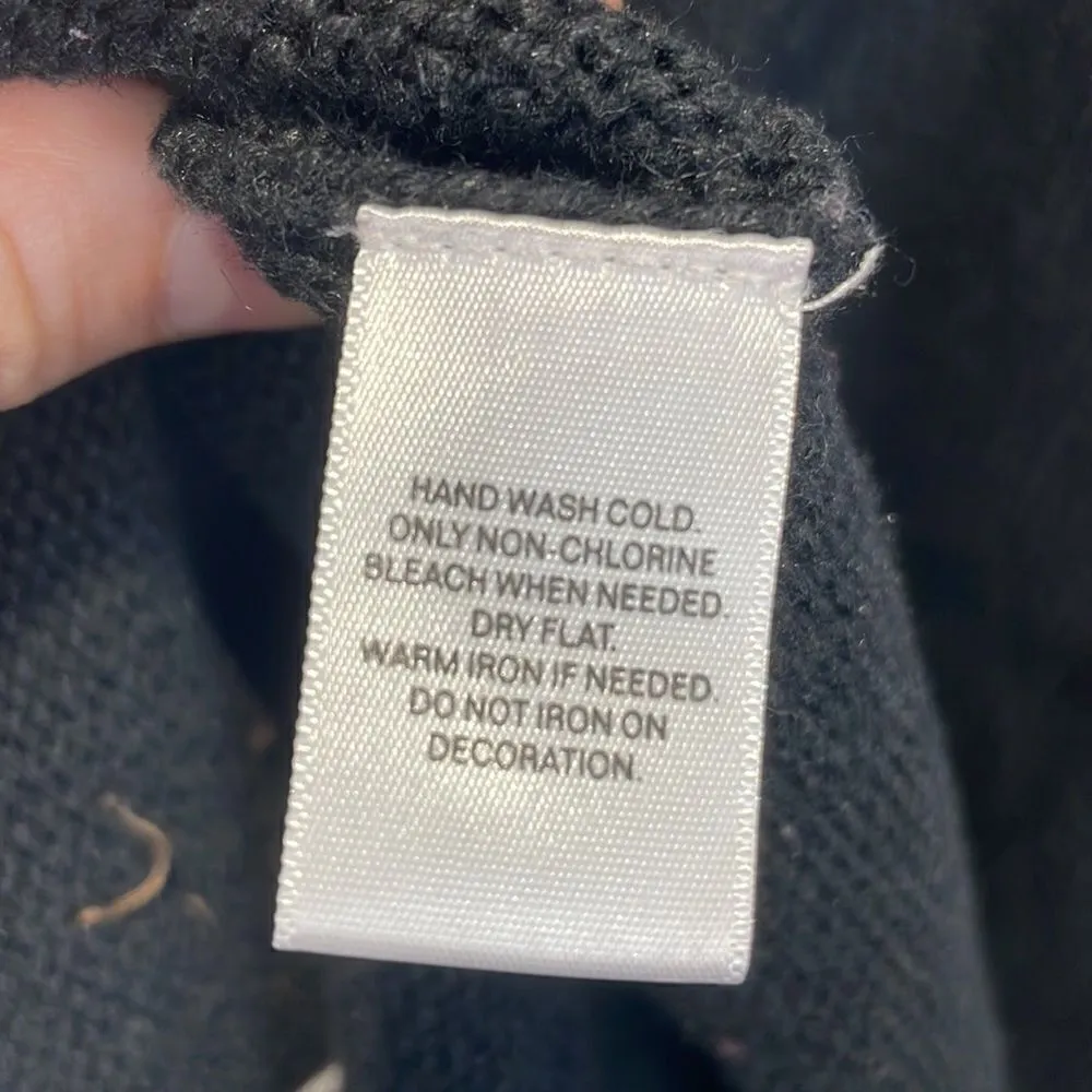 Classic Elements Woman Holiday Sweater Black Cardigan size 20-22W - Image 8