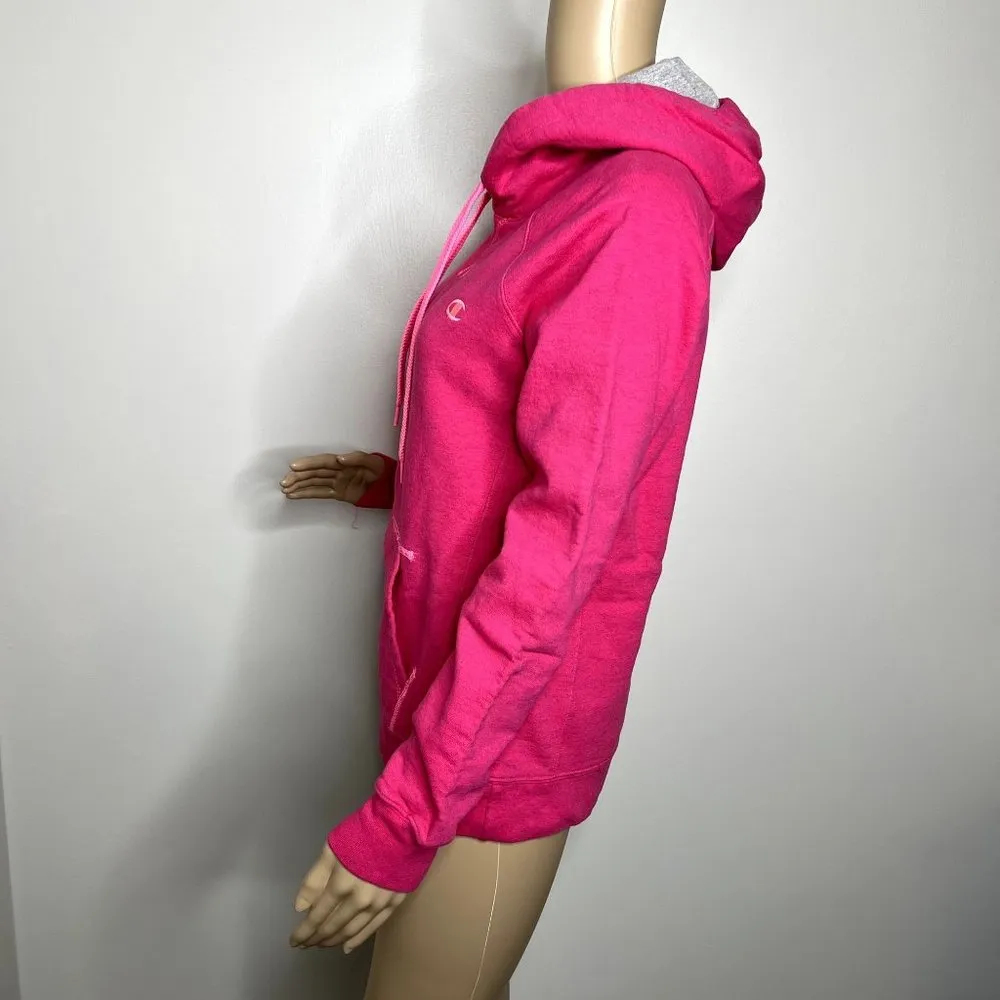 Champion Pink Pullover Sweatshirt Hoodie - Image 2