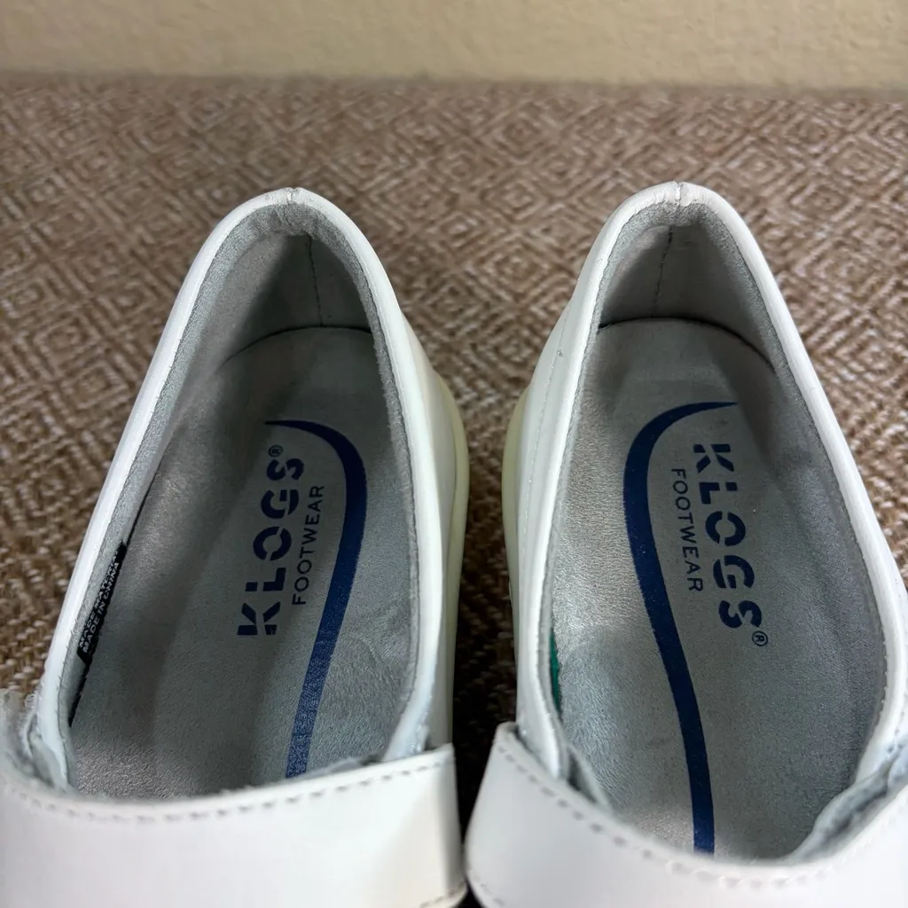 KLOGS Ashley Mary Jane Nursing Clogs Comfort Shoes Slip Resistant Sz6.5 Career White Size 6.5 - Image 7