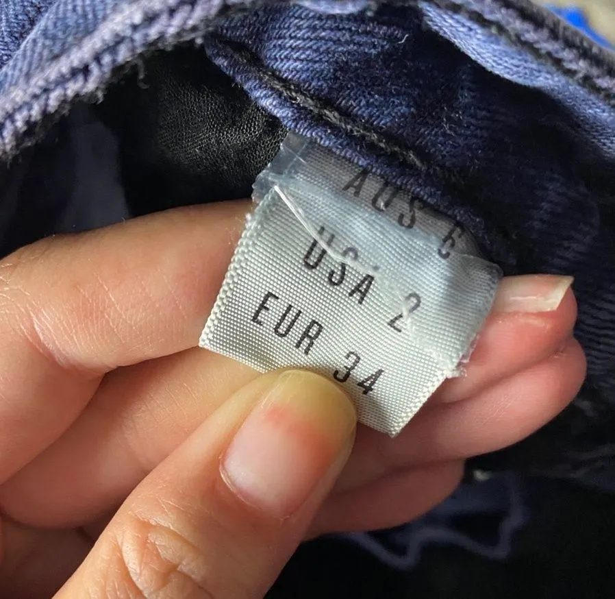 High waist distressed mom jean shorts Black Size 2 - Image 3