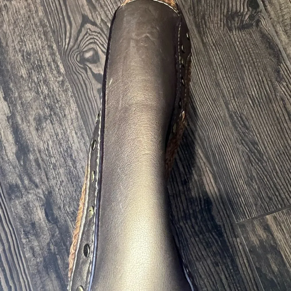 Fossil Leather and Woven Shoulder bag - Image 7