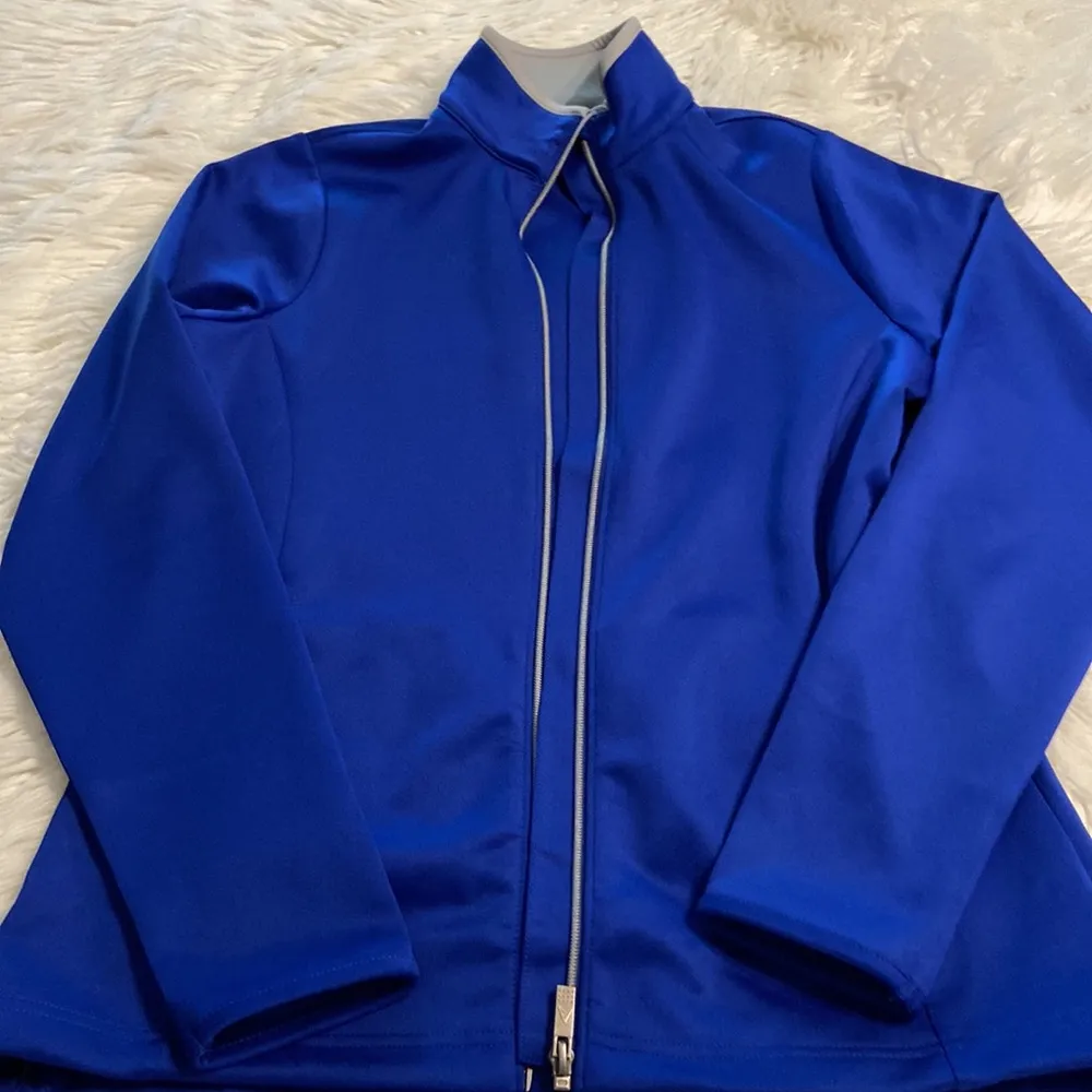 ANTIGUA Women Jacket beautiful blue color with from zipper BNWOT  size M - Image 11