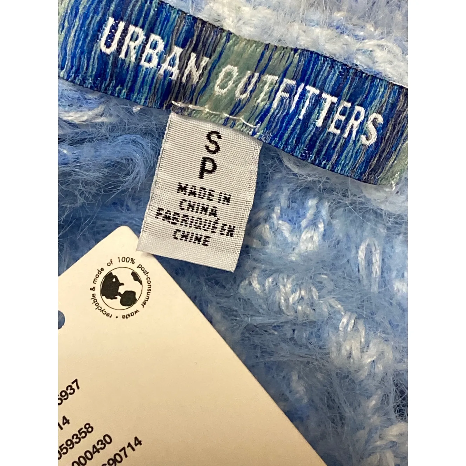 NEW Urban Outfitters Whitney Fuzzy Knit Long Sleeve Shrug Bolero Sweater Top S - Image 4