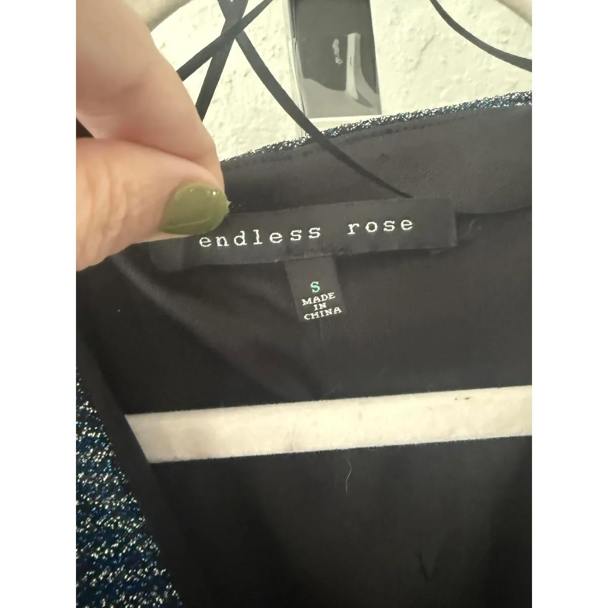 Endless Rose Navy Blue Deep V-Neck Long Sleeve Romper - Image 5