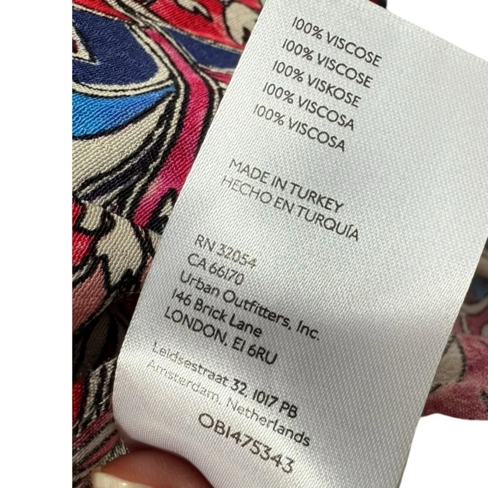 Anthropologie Paisley Floral Spliced Tunic Dress Size Small Cottagecore Bohemian - Image 15