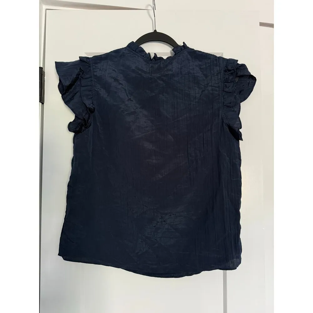 $220 NEW Misa LA Basia Top - Midnight Navy - XS - Image 4