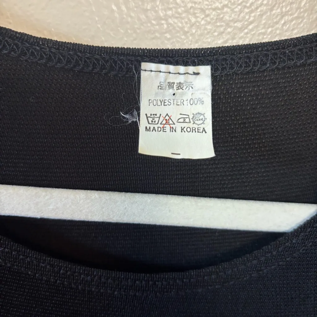 Vintage Womens New‎ York City Shirt Top Rhinestone Bling Applique Black Size L Size L - Image 2