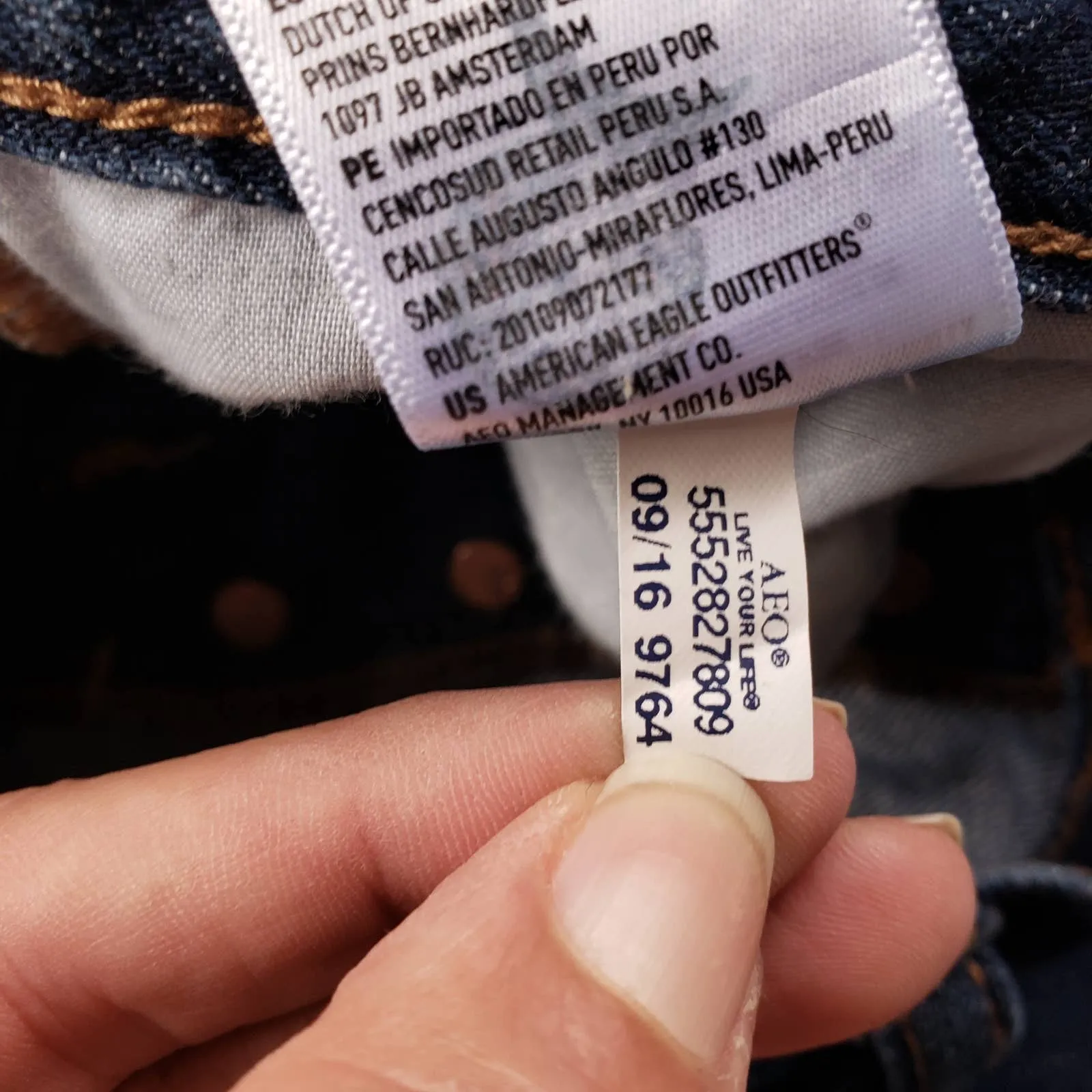 American Eagle Y2K Button-fly Womens Jeans Sz 4 Vintage Preppy Hi-Rise Mom - Image 11