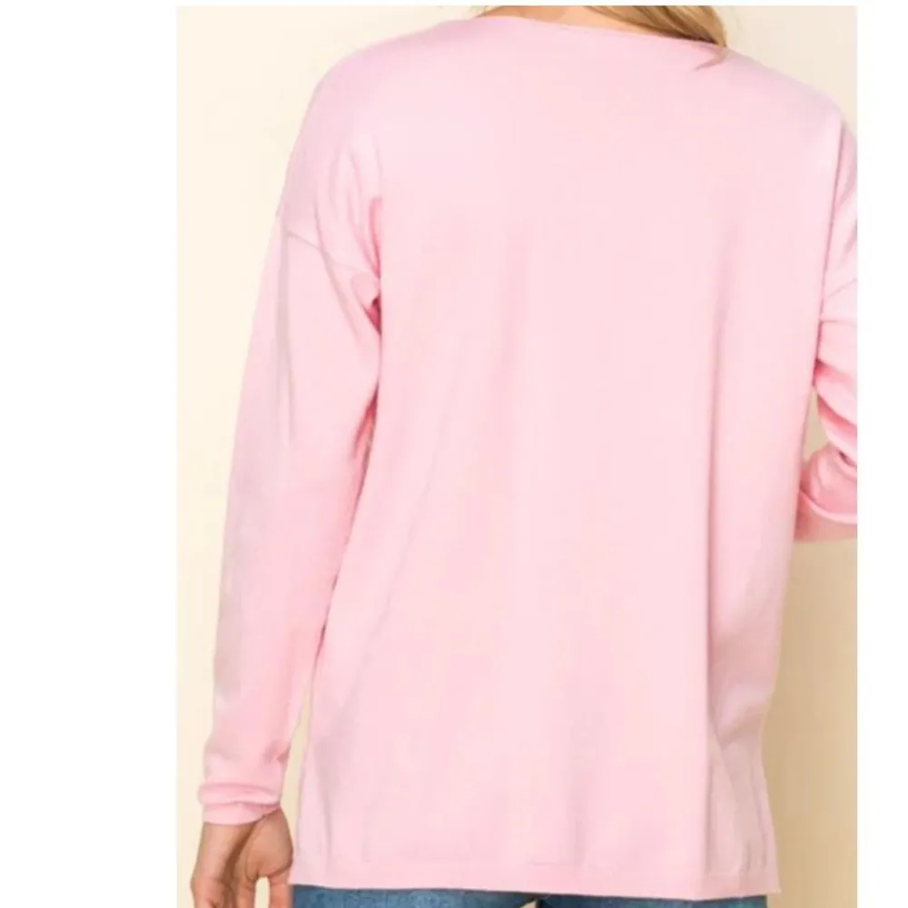 Staccato Kehlani V-Neck Sweater Bright Pink - Image 12