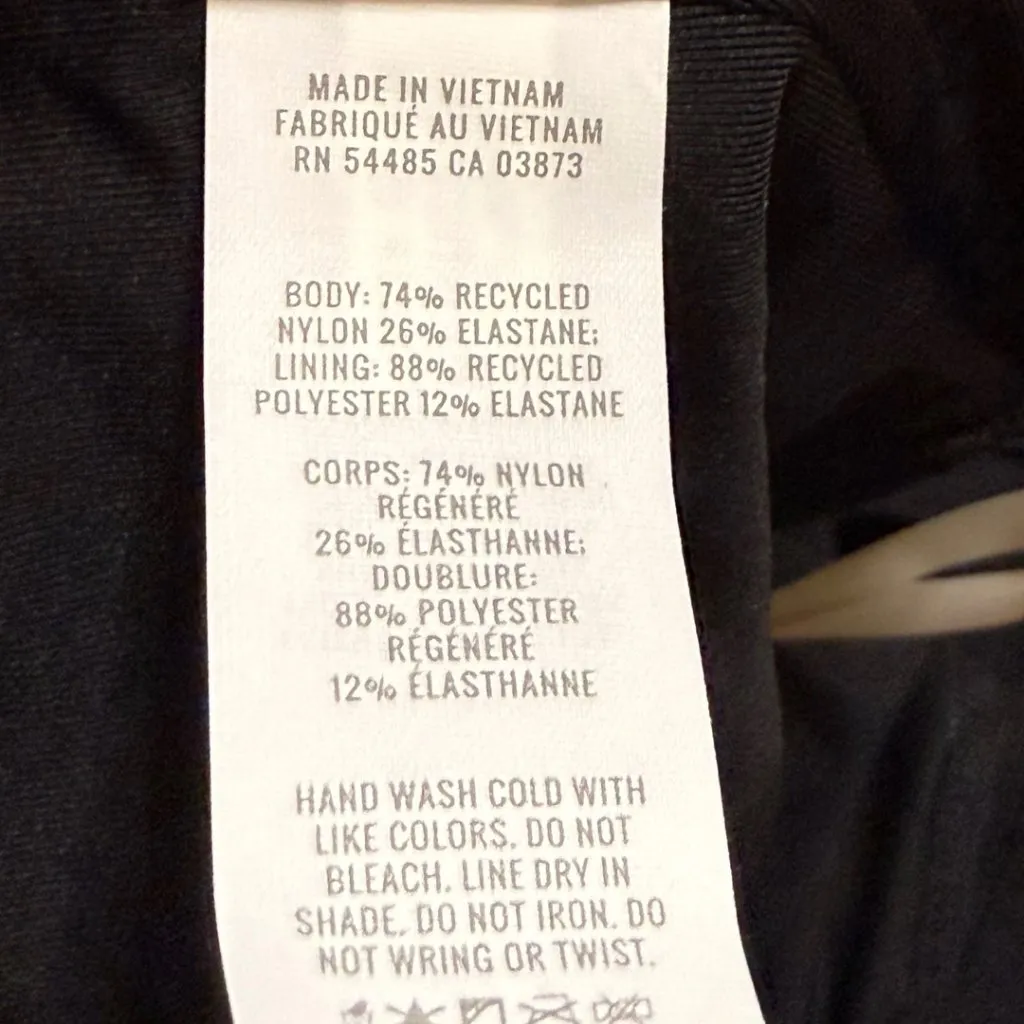 Aerie NWT Wide Rib Cut Out Ring One Piece Swimsuit Black Monokini XXL - Image 8