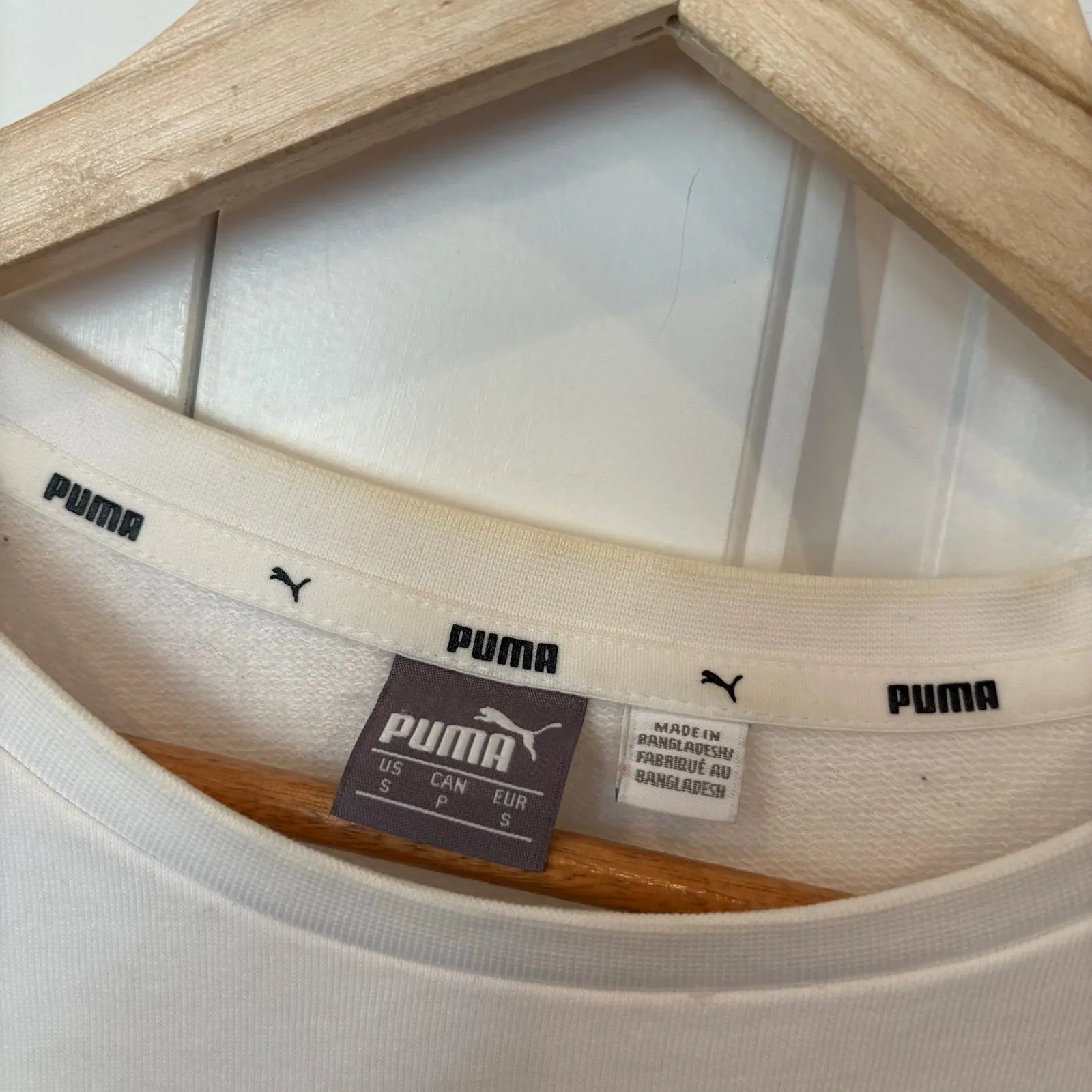 Puma White‎ Shirt Dress Size Small - Image 8