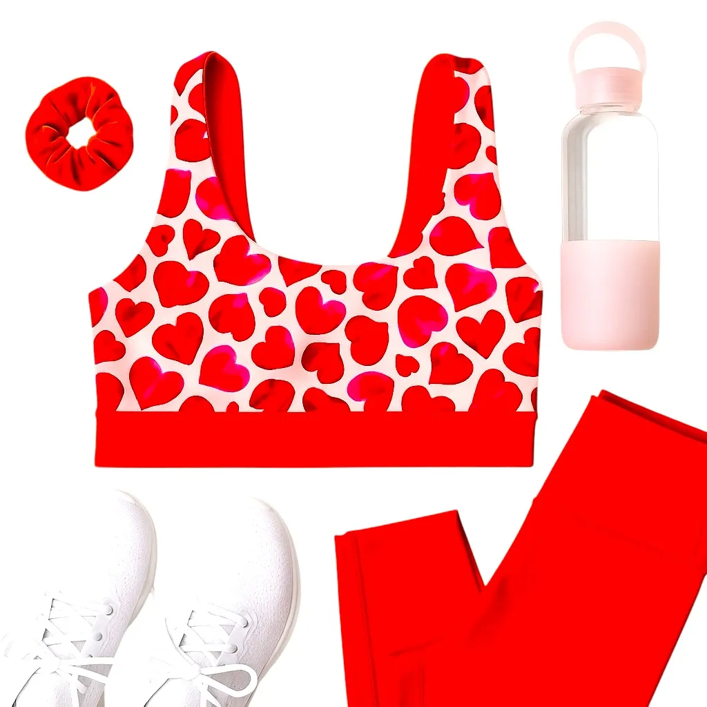 Fabletics Yitty RARE Harlow Reversible Sports Bra Persimmon Rose Petal M (?) EUC - Image 2