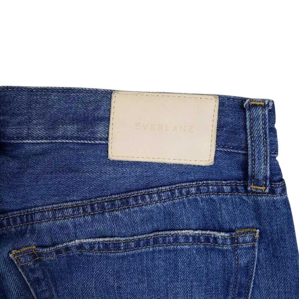 Everlane The Super Soft Straight Leg Jeans Womens 27 Blue Organic Cotton - Image 9