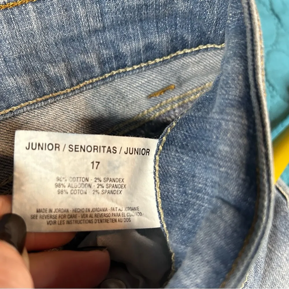 Y2K lei Ashley Trouble Flares Size 17 - Image 11